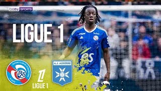 Strasbourg vs Auxerre | Ligue 1 HIGHLIGHTS | 01/05/25 | beIN SPORTS USA