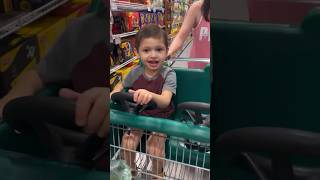 Koah’s Fun Grocery Ride🛒🚗#shorts #happyboy #familytime