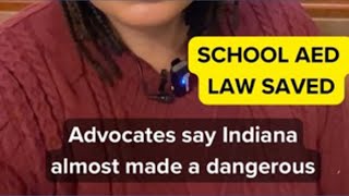 School AED law saved at Statehouse