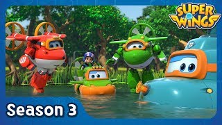 Lost In the Everglades | super wings season 3 | EP04