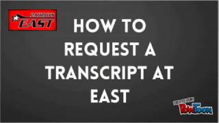 NEW - East HS Transcript Request Process