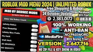 Roblox mod menu 2.648.781 Free robux and shopping | Fly, Speed \u0026 Unlimited Robux 2025