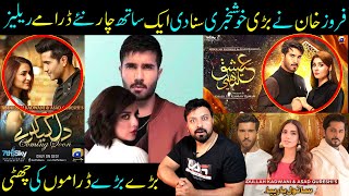 Feroze Khan Announces Latest New Dramas With Yumna Zaidi & Wahaj - Tere Bin Episode 23- Sabih Sumair