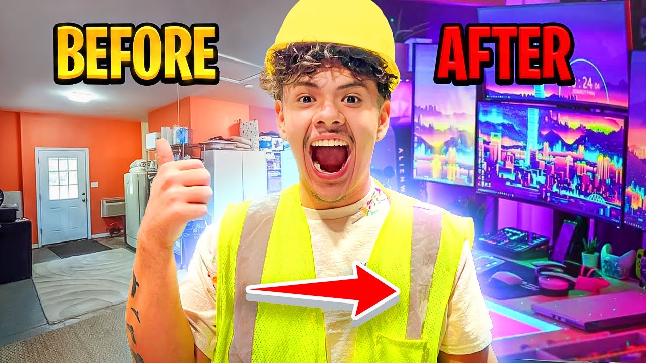 Building My Dream Gaming Setup Room Youtube