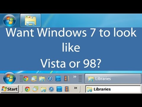 How To Get The Windows 7 Taskbar Back To Vista, XP or 98 How To Get The Windows 7 Taskbar Back To Vista, XP or 98