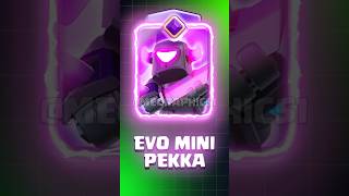 Evo Mini PEKKA🔥 #clashroyale