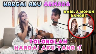 Download Lagu HARGAI AKU ARMADA COVER BY NABILA MAHARANI FT TRI ... MP3 Gratis