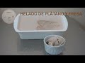 Helado de Plátano y Fresa