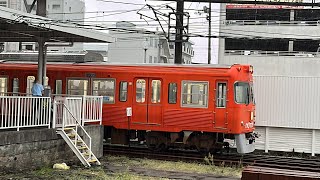 伊予鉄道3000系305編成 松前行　松山市駅発車