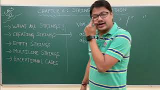 XI Computer Science Chapter 6 Strings in Python Part 1