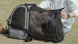 PETSFIT expandable backpack, our beloved backpack!