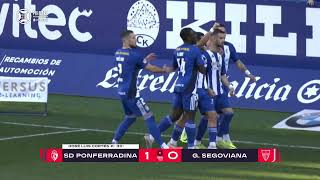 Resumen #PrimeraFederación | SD Ponferradina 4-0 Gimnástica Segoviana | Jornada 25 | Temporada 24/25