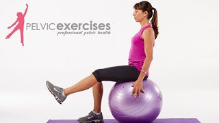 3 Pelvic Floor Safe Core Stability Ball Exercises for Women