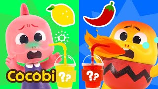 Secret Flavor Juice🥤 Oh, It's Spicy!! + More BEST Fun Songs for Kids | Cocobi Nursery Rhymes