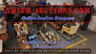 Discover Hidden Treasures! October 30th Online Antiques and Collectibles Auction | Walkthrough