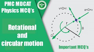 Rotational and Circular Motion PMC MDCAT MCQ's | Physics Chapter Wise MCQ's | Entry Test 2022 Prep