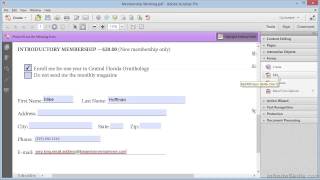 Adobe Acrobat XI - Creating Forms Tutorial | Creating A Barcode