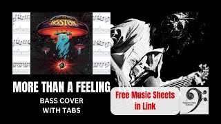 More Than a Feeling by Boston - Bass Cover (tablature & notation included)