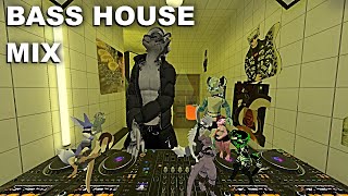 BASS HOUSE MIX AT CONTAIN | VRChat DJ Set (World POV)