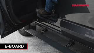 Go Rhino E-BOARD Electric Running Boards