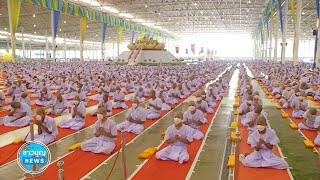 วัดพระธรรมกาย จัดพิธีบรรพชาสามเณร 5,000 รูป ภาคฤดูร้อน