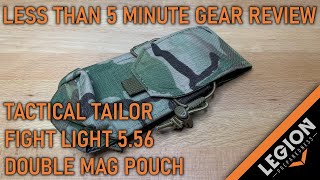 Tactical Tailor Fight Light 5.56 Double Mag Pouch - (LT5MGR)