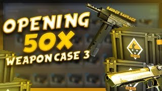 OPENING 50X CS:GO WEAPON CASE 3!