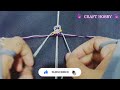 Macrame Bracelet Tutorial 💜 Gelang dari tali satin | Craft Hobby | Diy | Pulsera