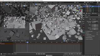 Box explosion in Blender 2.82 with Python script