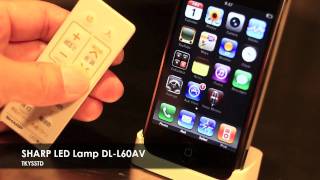 SHARP LED電球 w/ dimmer \u0026 color remote control