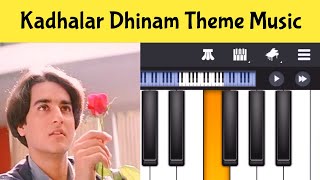 Kadhalar Dhinam Theme Piano Notes | Perfect Piano Tamil Songs