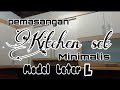 Haris furniture, Kitchen Set Model Bentuk L minimalis