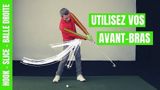 Éliminez vos slices et vos hooks grâce à vos bras au golf! Voici comment!