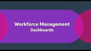 Workforce Management: Dashboards