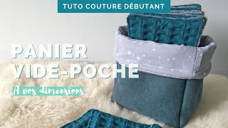 Panier vide poche : déterminer vos propres dimensions {tuto couture débutant}