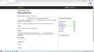[CSES.FI PYTHON] Permutations