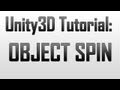 [Unity 4] Making an object spin (JavaScript)