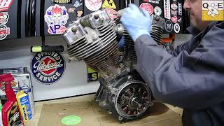 Project ShovelRAD 8: Harley Shovelhead engine complete teardown disassembly step by step