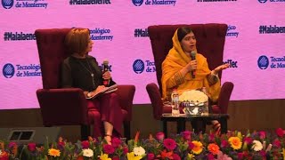 Nobel peace laureate Malala meets Mexican students