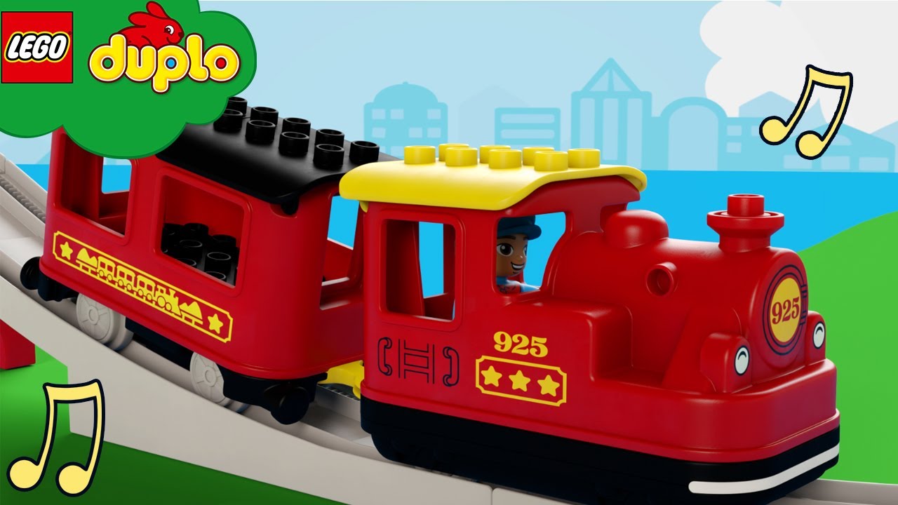 All Aboard The Train Song | LEGO DUPLO Nursery Rhymes | Cartoons And ...