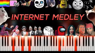 INTERNET MEDLEY - 100 Memes on Piano (in 10 minutes)