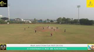 S2Infinity Cricket Arena Superstars T20 LEAGUE | JC UNITED MASTERS CC vs BLACK JACKS CRICKET CLUB |