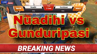 Final  Cricket 🏏 match Nuadihi vs⚡ Gundiapali🔥 #aruvlogs #aru #viral