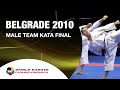 Karate Male Team Kata Final - Japan vs. Italy - WKF World Championships Belgrade 2010 (2/2)