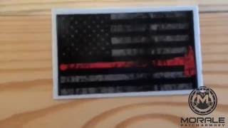 Thin Red Line - Fireman Axe - Sticker
