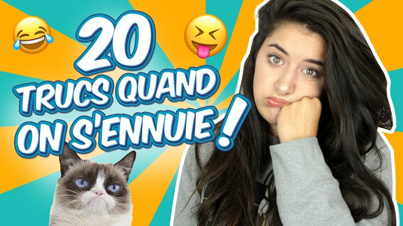 20 TRUCS À FAIRE QUAND ON S'ENNUIE - Megan Vlt - YouTube