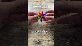 ORIGAMI MOVING STAR TUTORIAL PAPER FOLDING | HOW TO MAKE MOVING ANTISTRESS PAPER STAR STEP BY STEP