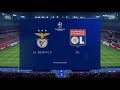 FIFA 20 | SL BENFICA vs OLYMPIQUE LYONNAIS | UEFA CHAMPIONS LEAGUE PS4