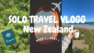 New Zealand // solo travel vlog week 1 part 1 // can’t believe this happened in the first 24hrs…