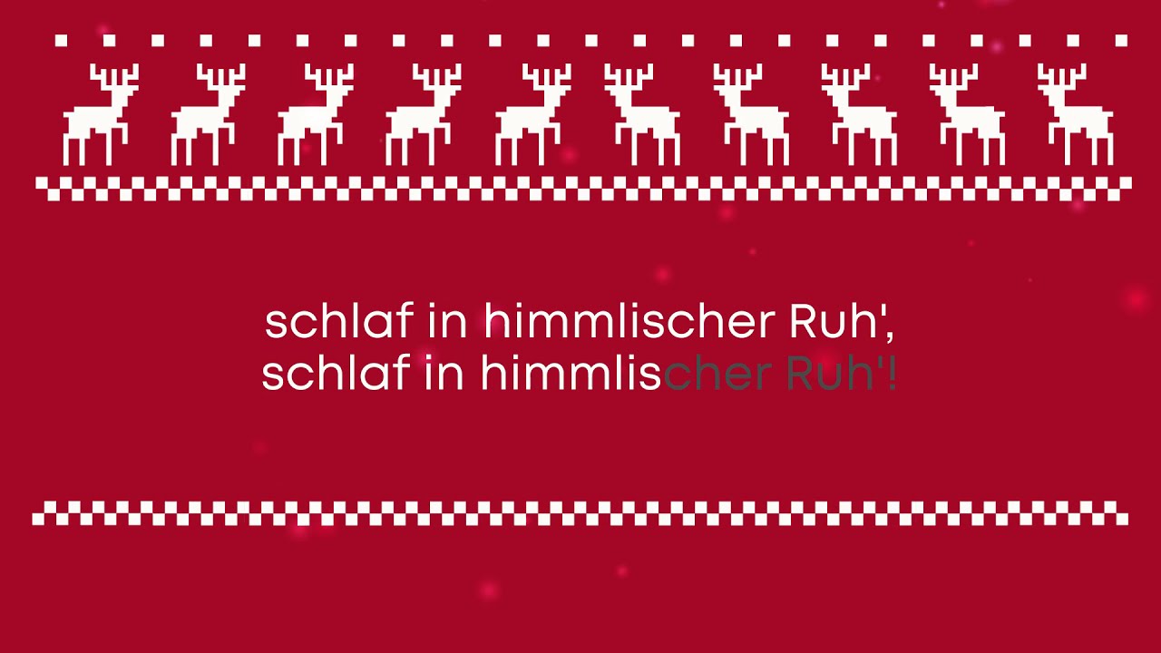 Stille Nacht, Heilige Nacht - Weihnachten - Lyric Video Zum Mitsingen ...